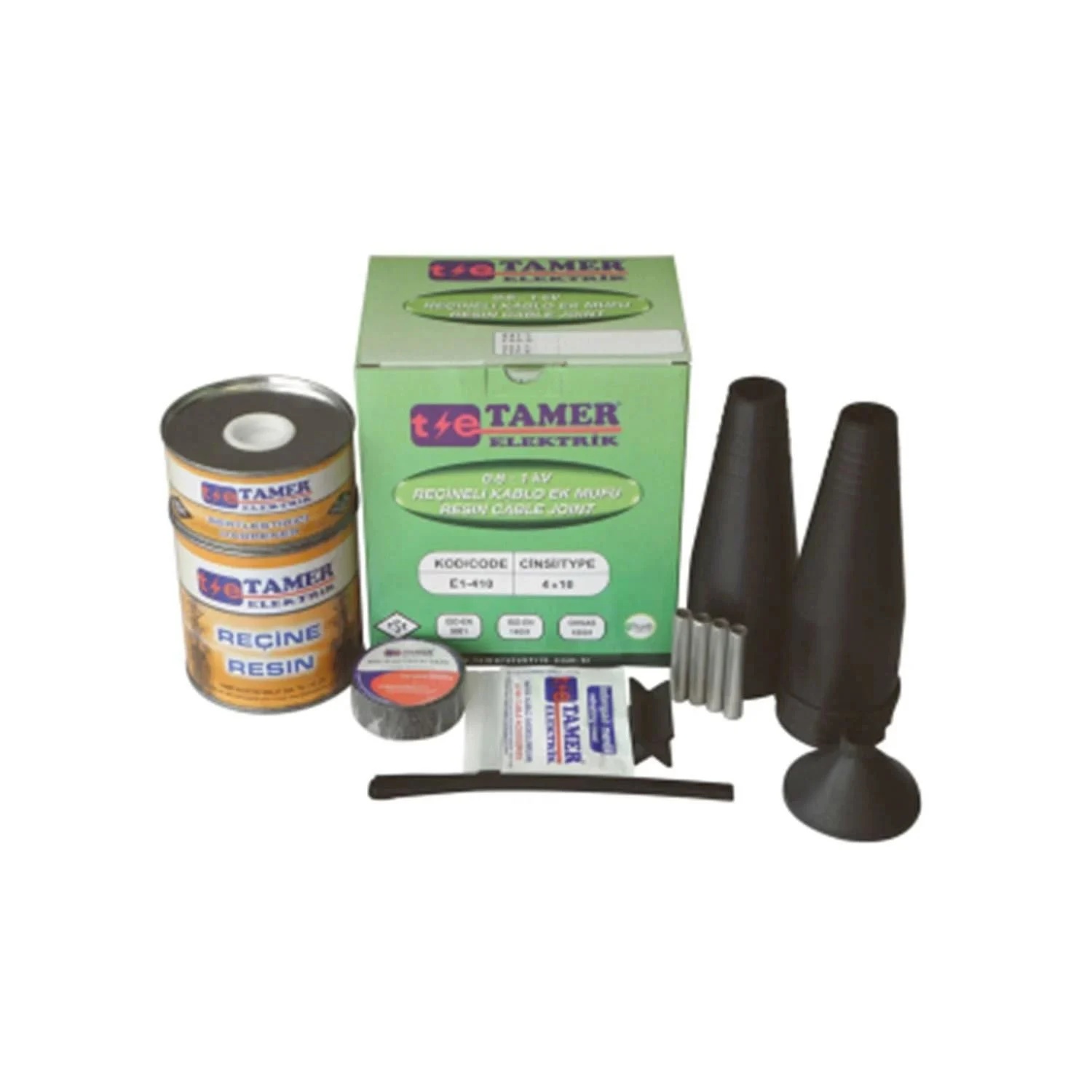 Tamer Elektrik 1 kV 3x16+10 Reçineli Alüminyum Kablo Ek Mufu