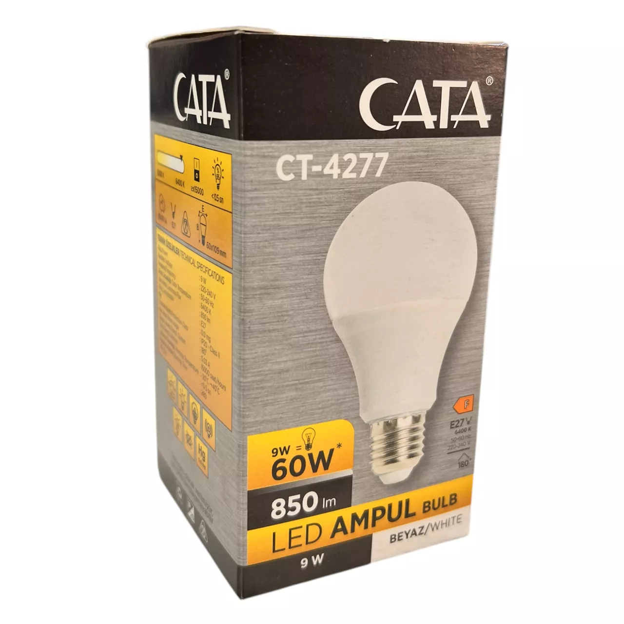 Cata 9W Beyaz Işık Led Ampul CT-4277