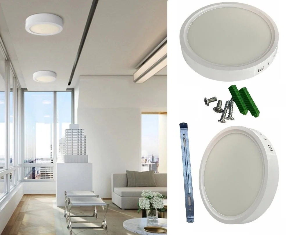 Cata 18w Sıva Üstü Yuvarlak Led Panel CT-5233 Beyaz Işık