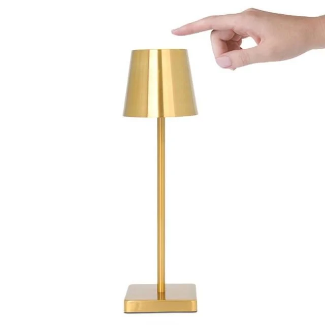 Cata Masa Lambası Gold Renk Ct-8437 Tek Anahtarla 3 Renk