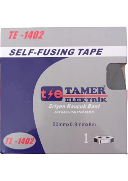Tamer Elektrik 1402 Eriyen Bant (50mmX8m)-10kV