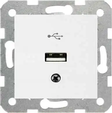 Viko Karre USB Konnektör Beyaz Mekanizma + Kapak 90967167