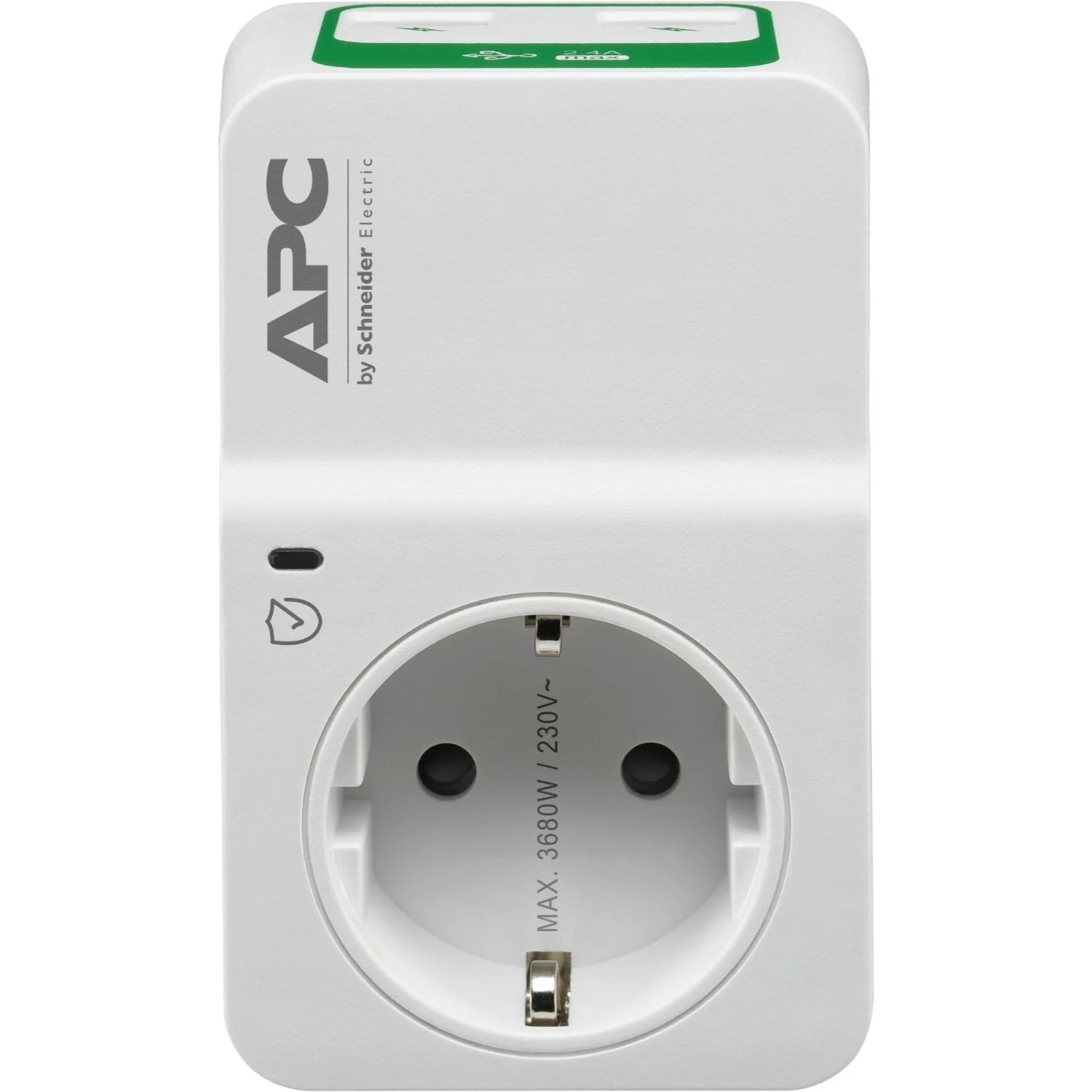 Schneider Electric APC Tekli Akım Korumalı Priz 2 USB’li PM1WU2-GR