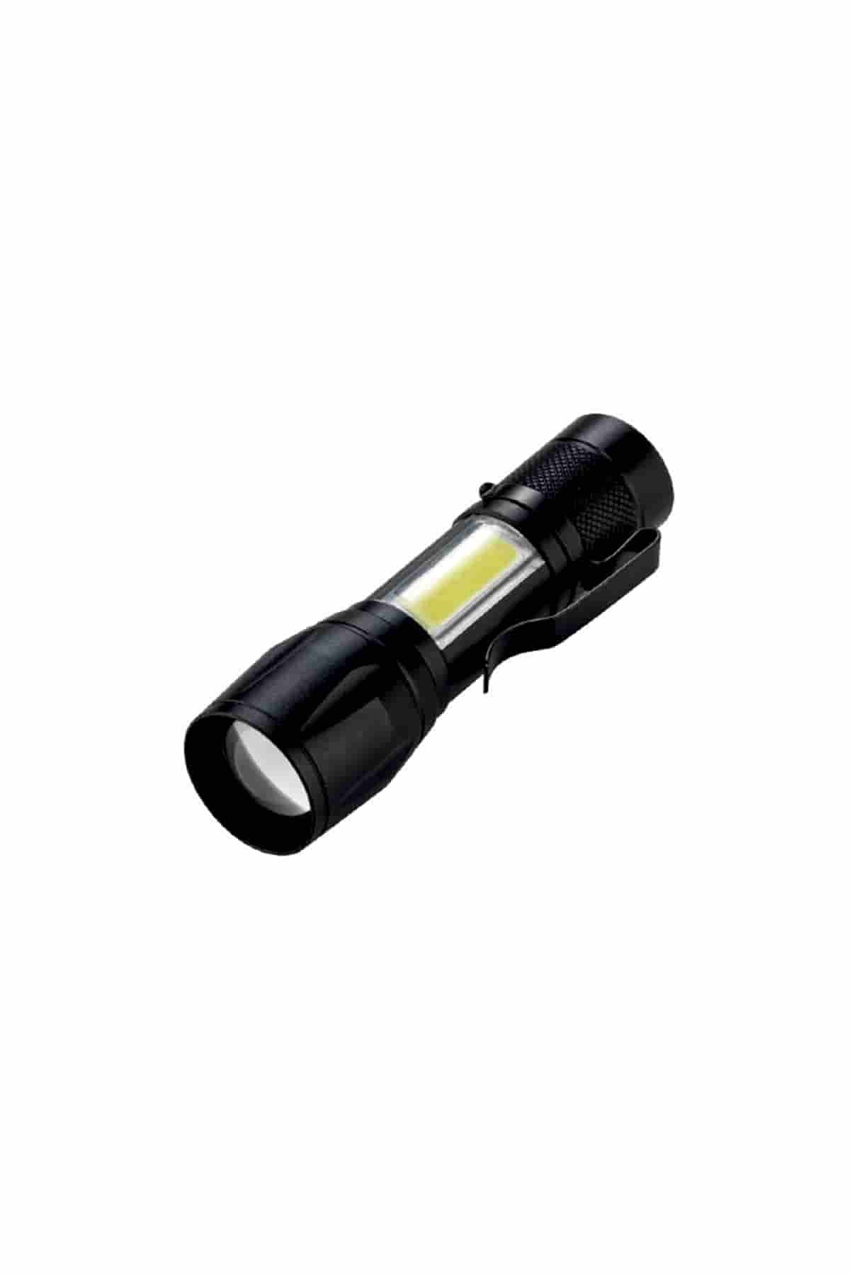 Ct 8024 Şarj Edilebilir Polis Cep Led El Feneri Beyaz 6400K