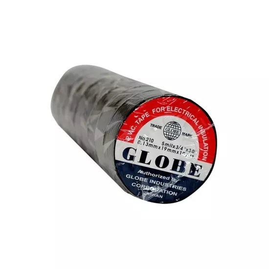 Globe Siyah 10’lu Paket Bant - Yüksek Kaliteli Elektrik Bandı