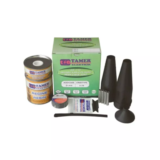 Tamer Elektrik 1 kV 4x10 Reçineli Alüminyum Kablo Ek Mufu