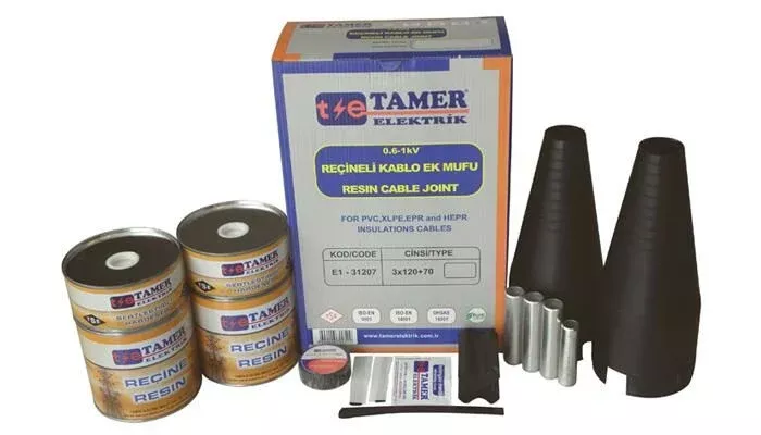 Tamer Elektrik 1 kV 5x70 Reçineli Alüminyum Kablo Ek Mufu