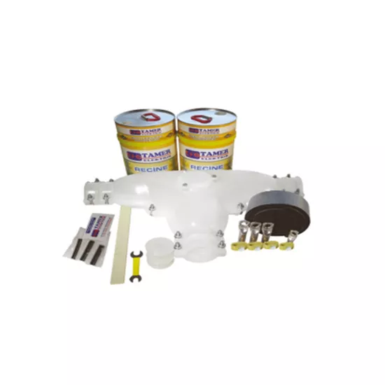 Tamer Elektrik 1kV 4x185 Şeffaf T Tipi Reçineli Kablo Ek Mufu