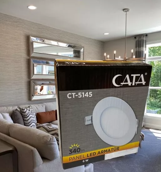Cata 6 Watt Panel Led CT-5145 Beyaz Işık