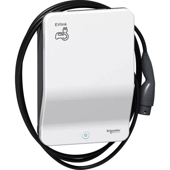 Schneider EVH2S22P0CK Evlink Wallbox 22kW T2 Kablolu Araç Şarj İstasyonu