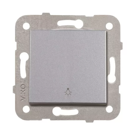 Viko Artline Novella Light Anahtarı Mekanizma + Kapak 92605003 Gümüş