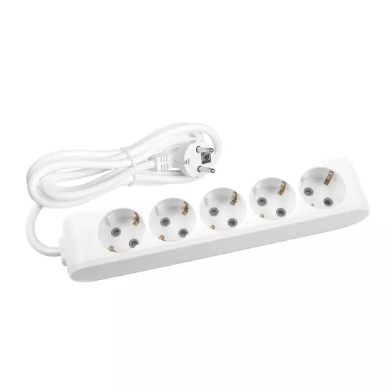 Viko Multi-Let Beşli 5 Metre Kablolu Grup Priz (90113505) - Çocuk Korumalı, Uzun Kablolu ve Pratik Çözüm
