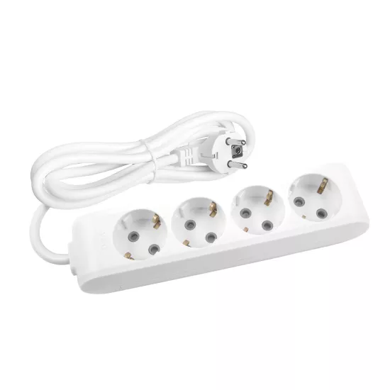 Viko Multi-Let Dörtlü 1 Metre Kablolu Grup Priz (90113401) - Çocuk Korumalı, Pratik ve Taşınabilir Çözüm