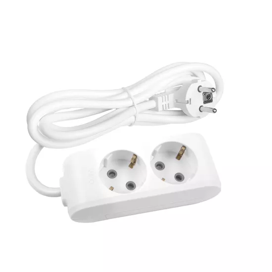 Viko Multi-Let İkili 5 Metre Kablolu Grup Priz (90113205) - Çocuk Korumalı, Uzun Kablolu ve Geniş Kullanım Alanlı