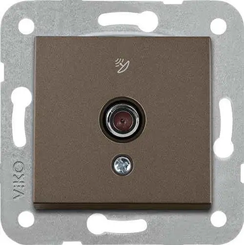 Viko Artline Novella Uydu Prizi F Konnektörlü Sonlu Mekanizma + Kapak 92605397 Antrasit