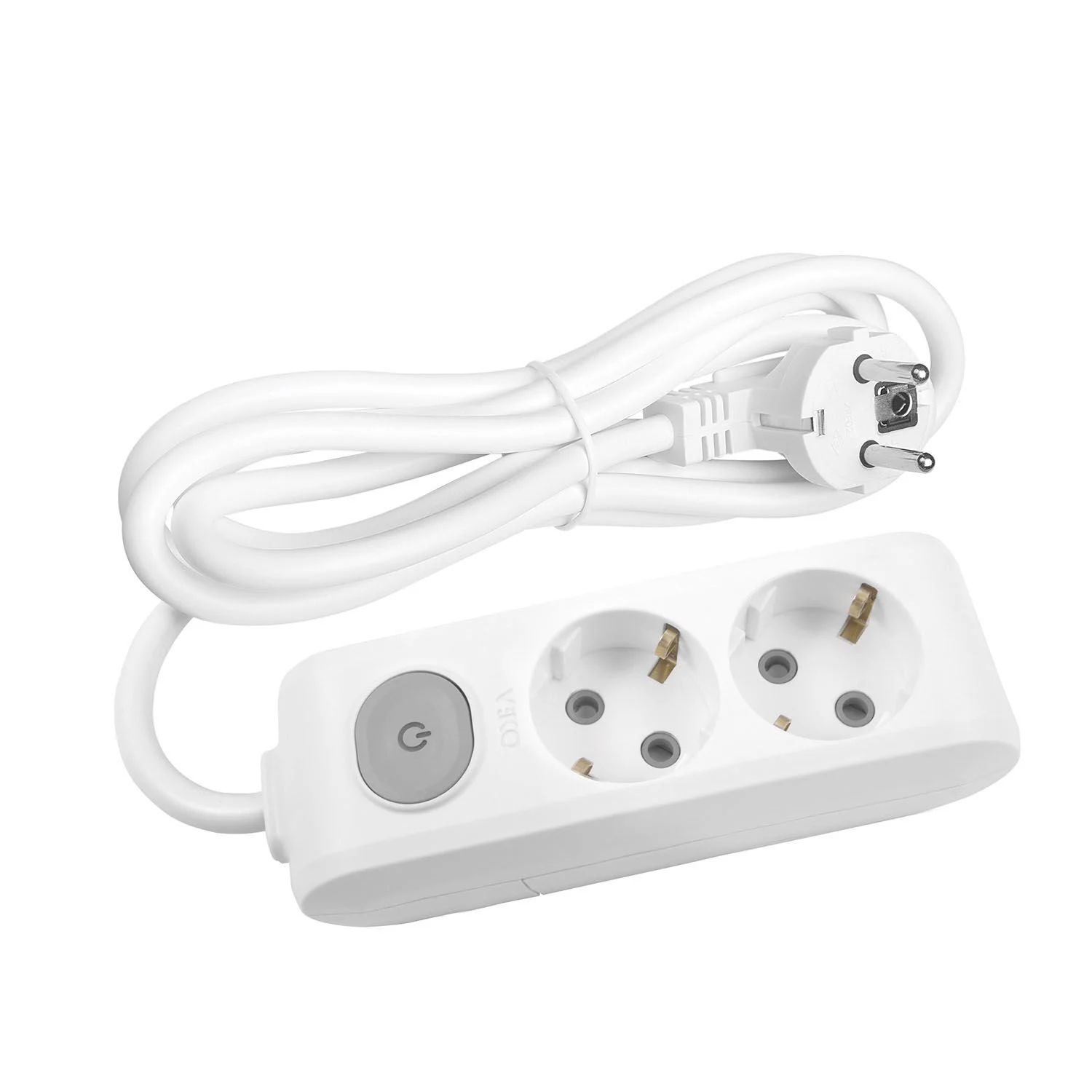 Viko Multi-Let İkili Anahtarlı 2 Metre Kablolu Grup Priz (90117202)