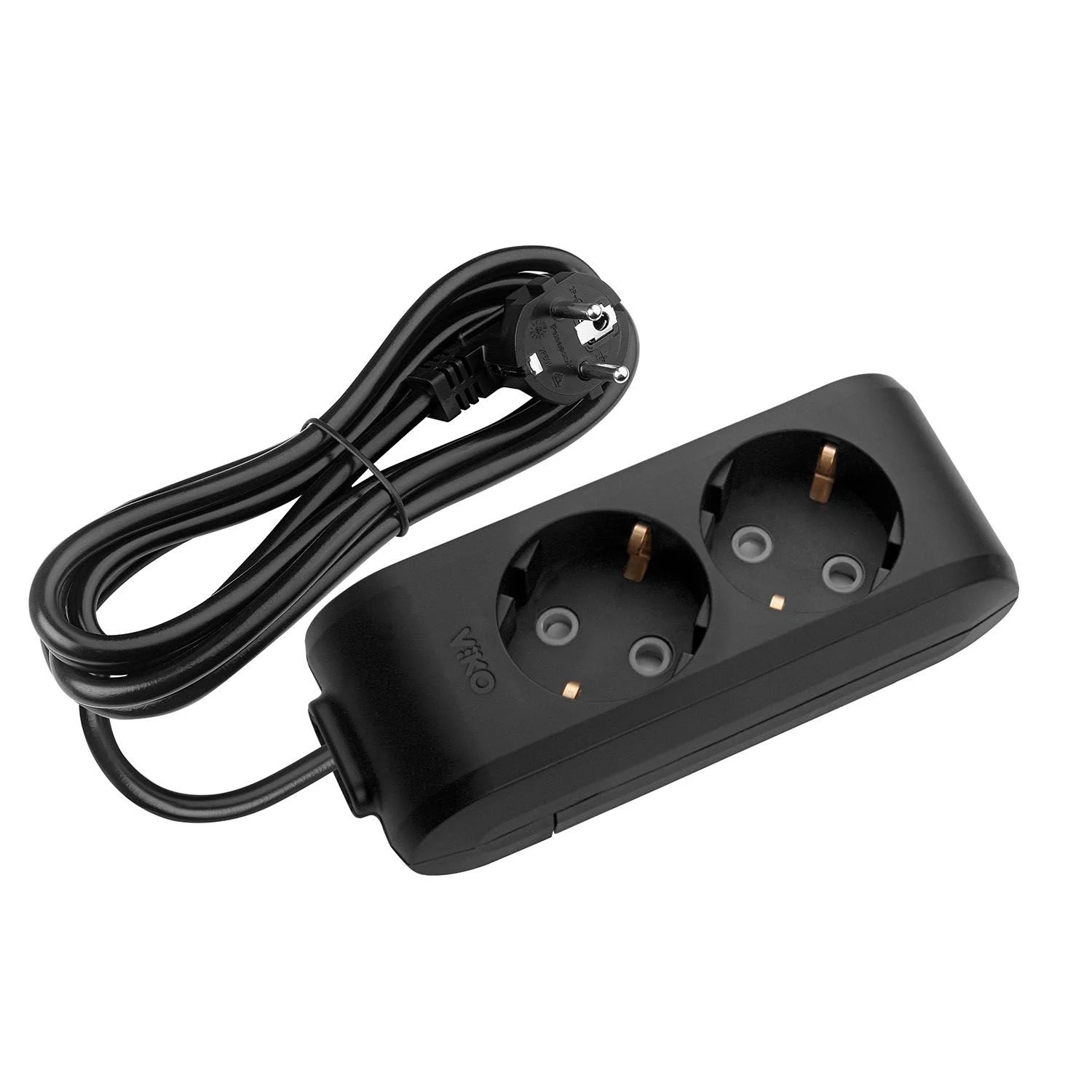 Viko Multi-Let Siyah İkili 3 Metre Kablolu Grup Priz (90133203)